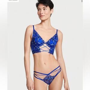 Victoria’s Secret Butterfly Embroidery Strappy Bikini Panty